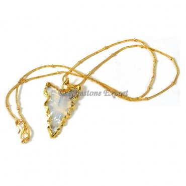 Opalite Arrowheads Necklace