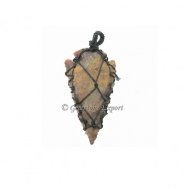 Arrowheads Cord Wrap Pendants