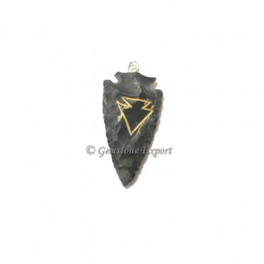 Carved Arrowheads Pendants