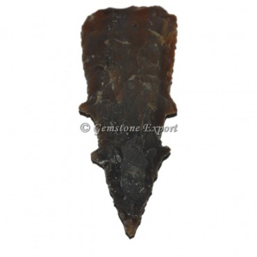 Long Desing Axes Agate Arrowheads