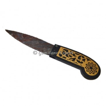 Handmade Agate Stone Knife