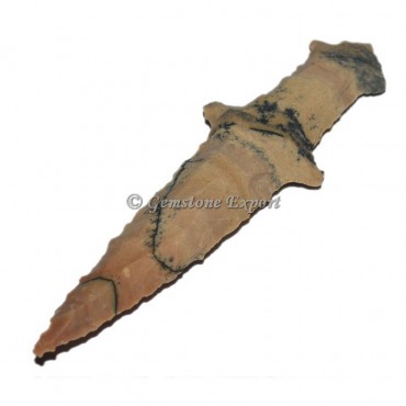 Indian Agate Arrowheads Sword For Sale