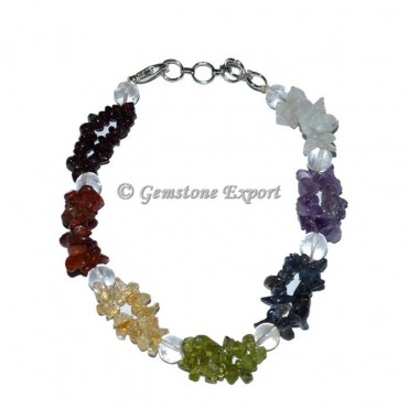 Chakra Chips Stone Anklet