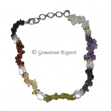 Chakra Chips Stone Anklet For Balancing Chakra