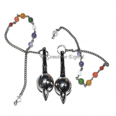 Bajrang Black Metal Pendulums with Chakra Chain