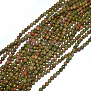 Unakite Round Beads Line