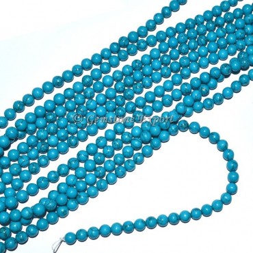 Turquise Round Beads Line