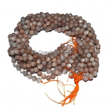 Pink Moon Stone  Beads