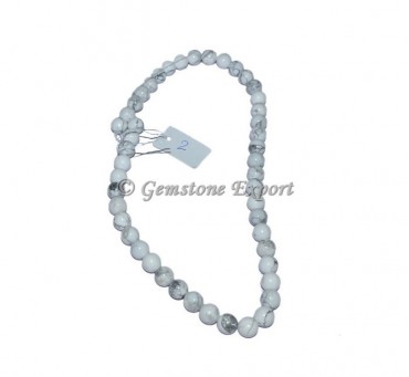 Howlite Agate Beads