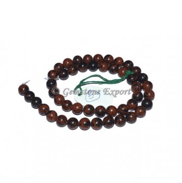 Mahogany Obsidian Beads