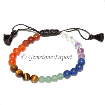 Seven Chakra Round Bracelets