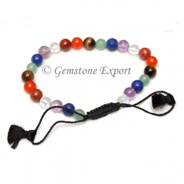 Chakra Bracelets With Cord