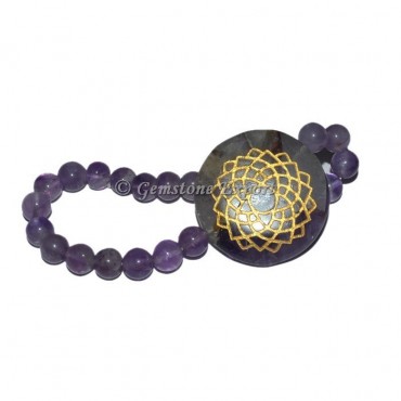 Amethyst Crown Chakra Bracelet