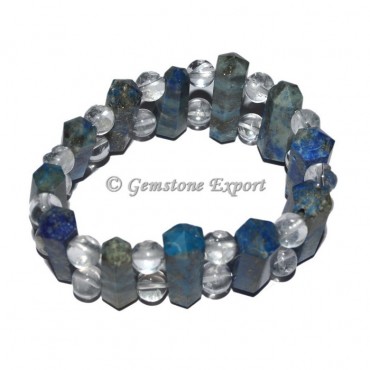 Lapis Lazuli Healing Crystals Acupuncher Bracelet