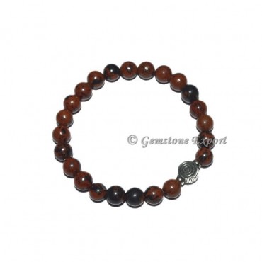 Chokoreiki Charm Mahogany Obsidian Bracelets