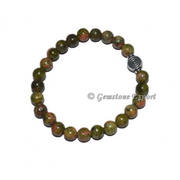 Choko Reiki Charm Unakite Bracelets