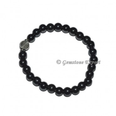 Choko Reiki Charm Pure Black Onyx Bracelets