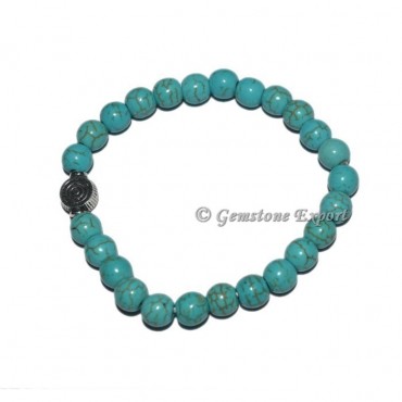 Choko Reiki Charm Synthetic Turquoise Bracelets