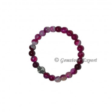 Choko Reiki Charm Pink Onyx Bracelets