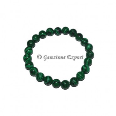 Synthetic Malachite Gemstone Bracelets