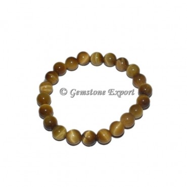 Lemon tiger Eye Gemstone Bracelets