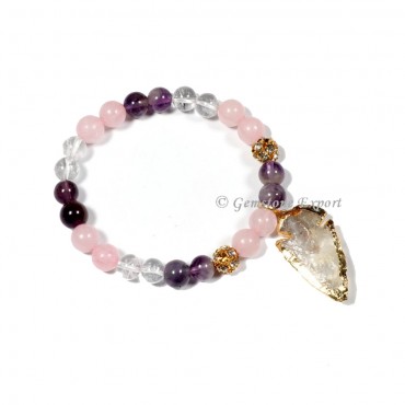 RAC Gemstone Bracelets With Arrowhead