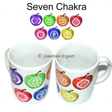 Chakra Printed Cup on Ceramic Cup