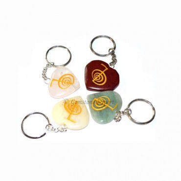 Mix Heart Cho ko Reiki Keychain