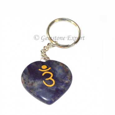 Sodalite ham Keychain