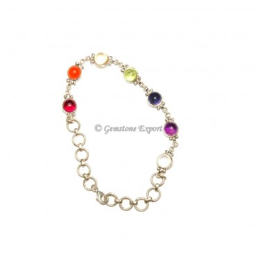 Seven Chakra Bracelets 925 Silver