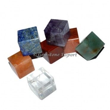 Mix Chakra Stone Cubes