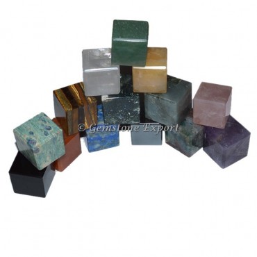 Mix Gemstone Cubes