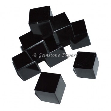 Black Obsidian Cubes