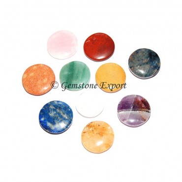 Mix Gemstone Round Disc