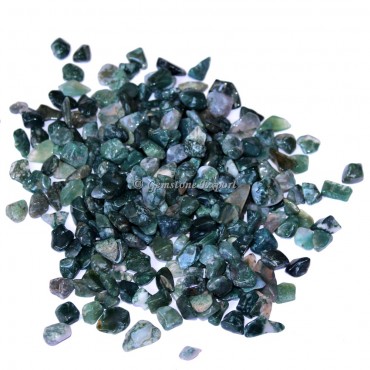 Moss Agate Chips Stones