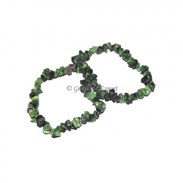 Ruby Zoisite Chips Bracelets