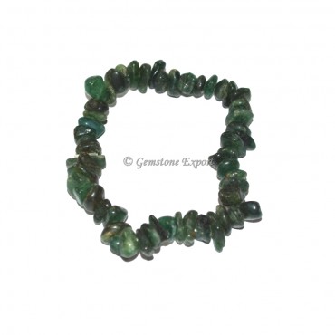 Green Jade Chips Bracelets