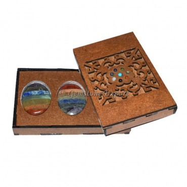 Bonded Seven Chakra Oval Gift Box