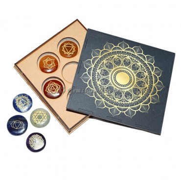 Seven Chakra Set With Geometry Gift Box