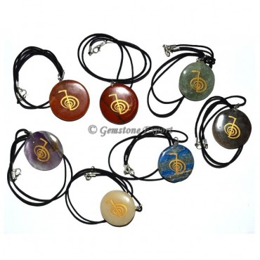 Choko Reiki Chakra Disc Pendants