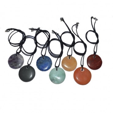 7 Chakra  Disc Pendants Sets