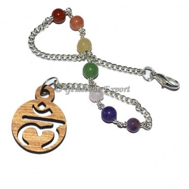 Chakra chain beads with Lam