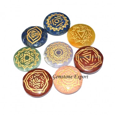 Thymus Chakra Circle Symbol set