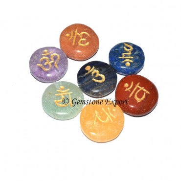 Seven Chakra Sanskrit Disc Set