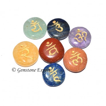 7 Chakra Sanskrit Disc Set