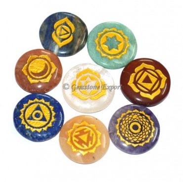 Engraved Chakra Power Set