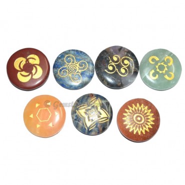 Engraved Chakra Energy Set