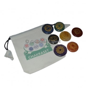 Chakra Set with Printed Chakra Set Pouch