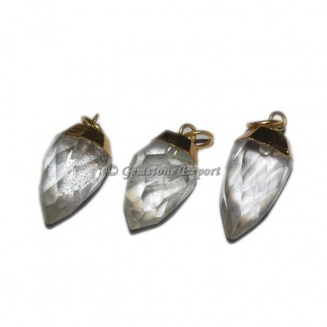 Crystal Quartz Electro Drop Pendants