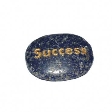 Lapis Lazuli Success Engraved Stone